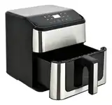 Freidora De Aire Digital 8 L Sin Aceite Negro-plateado Vonne