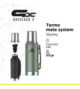Termo Stanley Mate System 1.2 L Acero Inoxidable