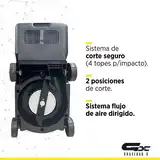 Cortadora Césped 1300w 2 Posiciones De Corte