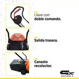 Cortadora Césped 1300w 2 Posiciones De Corte