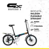 Bicicleta Plegable Raleigh R20 6v Freno Disco Ste
