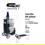 Carrito De Playa Aluminio Mor Soporte Conservadora