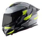 Casco Moto Integral Axor Hunter Alerón Doble Certificación