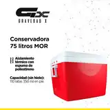 Conservadora 75l Aislamiento Térmico Porta Objeto