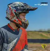 Casco Moto Vertigo Para Niños Enduro X-turbo Off Road