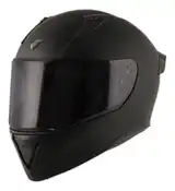 Casco Moto Integral Vertigo Bolt Alerón Visor Fume