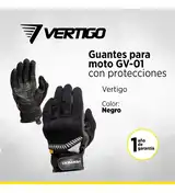 Guantes Moto Vertigo C Protección Rígida Nudillos