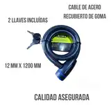 Linga Bicicleta Kuest Cable Acero 12mm X 1200mm