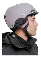 Casco Vertigo Aspen Snow Montaña Ski Gris/Fucsia