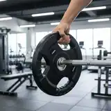 Disco Engomado Con Agarre 2.5kg 30mm Pesas Gym Fit