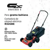 Cortadora De Césped Dibra Grama Bahiana 1600 Watts