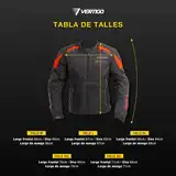 Campera Vertigo Cordura Desmontable Protecciones
