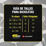 Bicicleta Mtb Raleigh Mojave 2.0 Dama R29-21v Alum