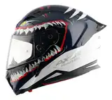 Casco Moto Integral Axor Hunter Alerón Doble Certificación