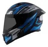 Casco Moto Integral Vertigo Bolt Martial Alerón Visor Fume