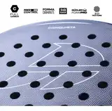 Paleta Padel Conquista Atila Full Carbono Liviana