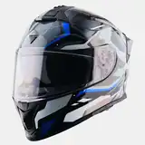 Casco Moto Vertigo Integral Zap Volt Doble Visor Alerón