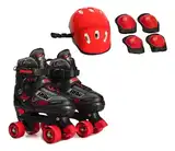 Patines 4 Ruedas Extensible Rbw Con Protecciones