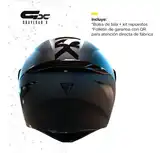 Casco Moto Integral Vertigo V50 Dark Full Aleron