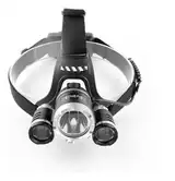 Linterna Cabeza Minero 3 Led Vincha Recargable