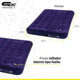 Colchón Inflable Doble Con Inflador Incorporado