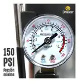 Compresor De Aire Mini Portátil Con Luz Led 12v Driven Verde
