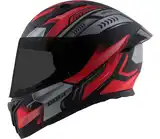 Casco Moto Integral Vertigo Bolt Martial Alerón Visor Fume