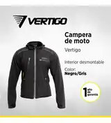 Campera Vertigo Softshell Desmontable Protección