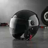 Casco Moto Abierto Con Visor Axor Kioto Solid Doble Certificación