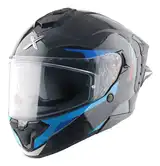 Casco Moto Axor Brutale Doble Visor Con Pinlock Incorporado Doble Alerón