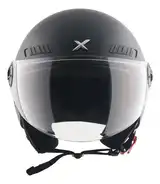 Casco Moto Abierto Con Visor Axor Kioto Solid Doble Certificación