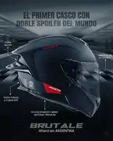 Casco Moto Axor Brutale Doble Visor Con Pinlock Incorporado Doble Alerón