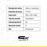 Bordeadora Eléctrica Carretel Automático 900w