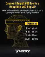 Casco Moto Vertigo V60 Iconic Doble Visor