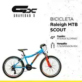 Bicicleta Mtb Raleigh Scout R24 21v Freno Disco