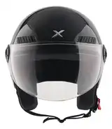 Casco Moto Abierto Con Visor Axor Kioto Solid Doble Certificación