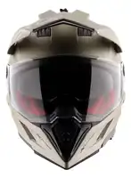 Casco Moto Axor X Cross Solid Enduro Doble Visor Apto Pinlock