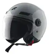 Casco Moto Abierto Con Visor Axor Kioto Solid Doble Certificación