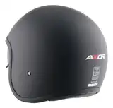 Casco Moto Abierto Retro Axor Jet Solid Visor Solar