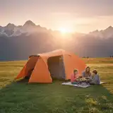 Carpa 4 Personas Talampaya Con Comedor 2 Entradas Camping Kushiro