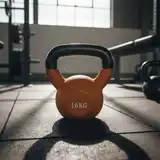 Pesa Rusa Kettlebell 16kg Hierro Pvc Gym Fit Pesas Funcional