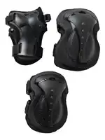 Kit Protecciones Black Stark P/ Rollers, skate