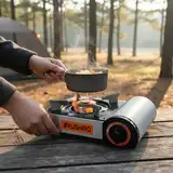 Anafe Para Camping Compacto A Gas Butano Kushiro