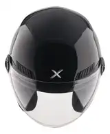 Casco Moto Abierto Con Visor Axor Kioto Solid Doble Certificación
