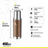 Termo Stanley Mate System 800ml Acero Inoxidable