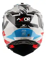 Casco Moto Axor X Cross Doble Visor Apto Pinlock Enduro Off Road