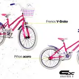 Bicicleta R20 Smile Maker Niños Stark V-brake