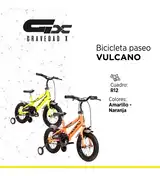 Bicicleta R12 Vulcano Stark Acero Con Rueditas Varones