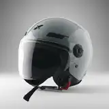 Casco Moto Abierto Con Visor Axor Kioto Solid Doble Certificación