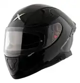 Casco Moto Integral Axor Apex SOLID Doble Visor Apto Pinlock